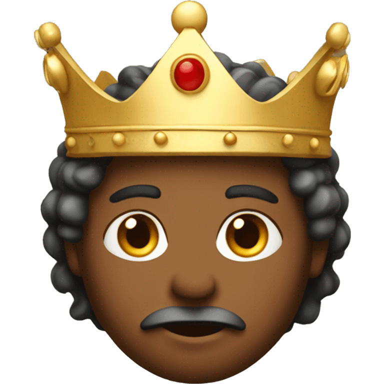 King with his crown  emoji