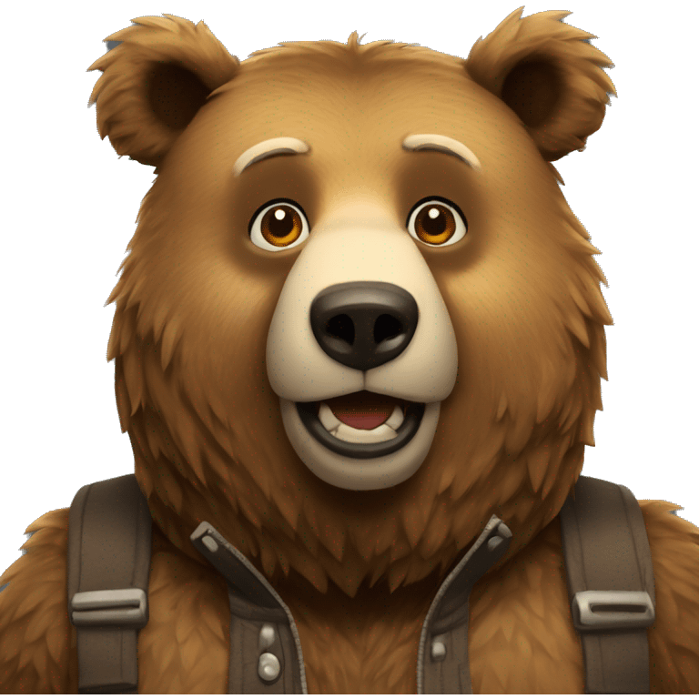  Animatronic bear emoji