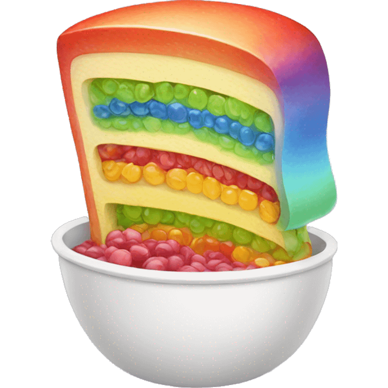 Rainbow food emoji