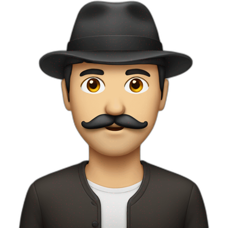 Turkish guy with mustache emoji