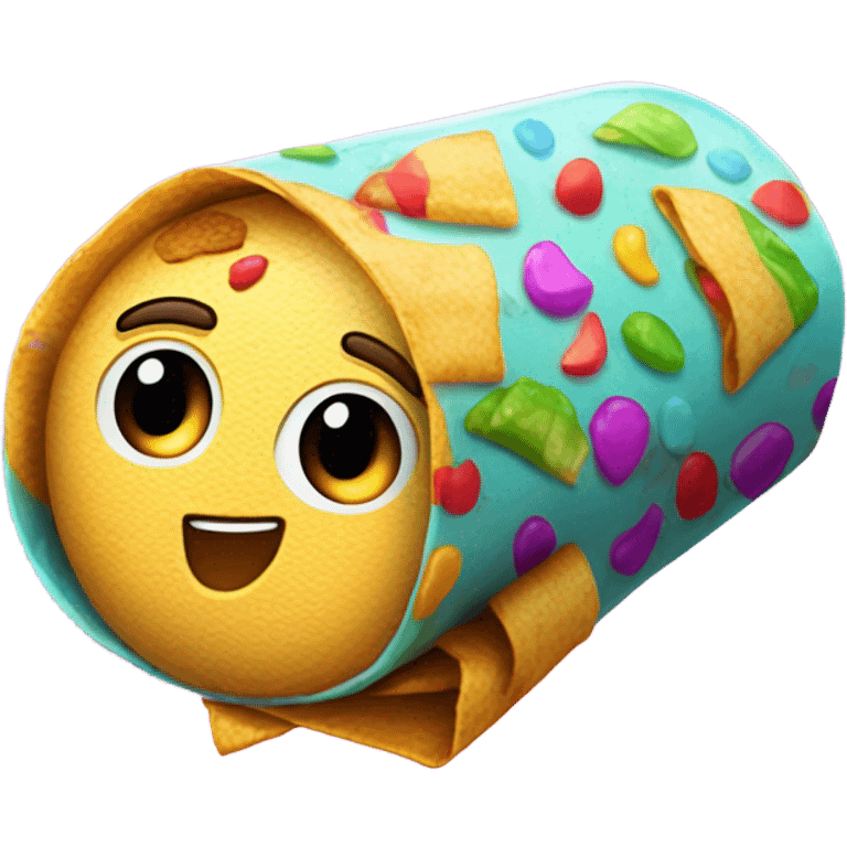 Sci-fi burrito giving a thumbs up emoji