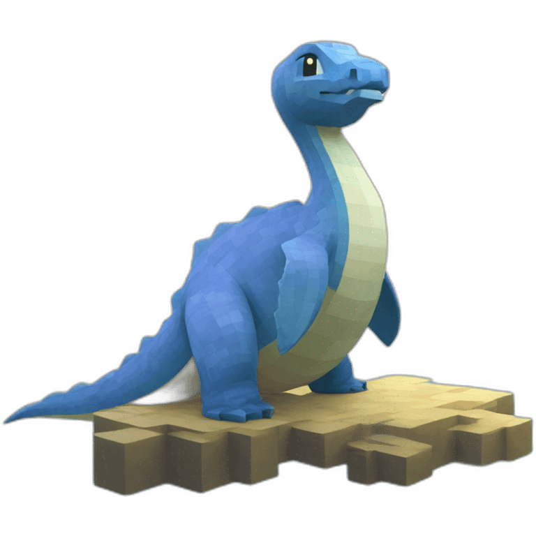 Lapras in Minecraft emoji