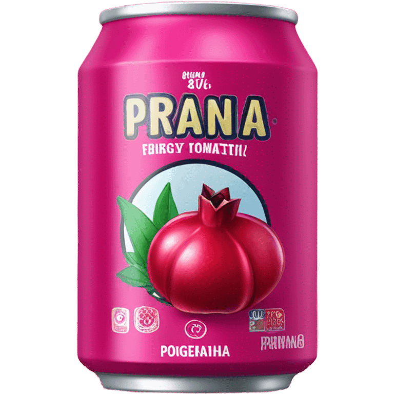 Pomegranate Piranha Energy Drink  emoji