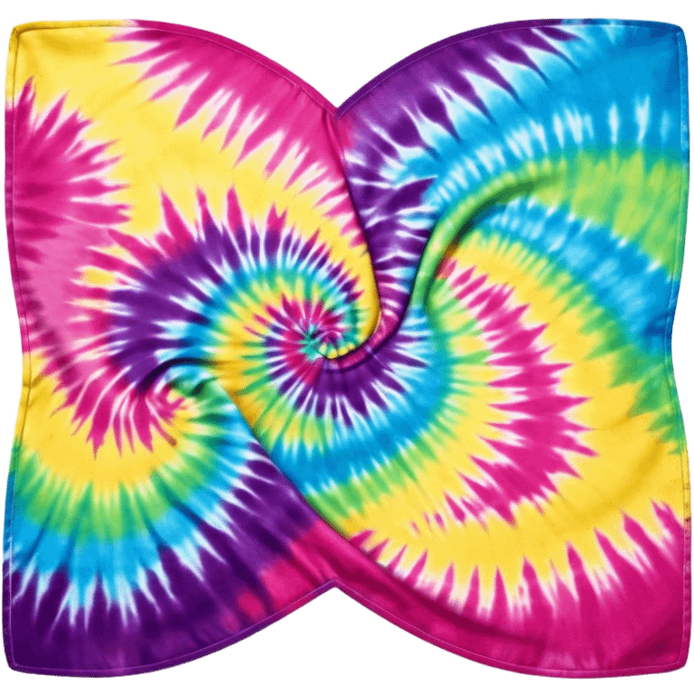 Tie dye  emoji