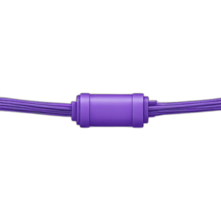 purple cables emoji