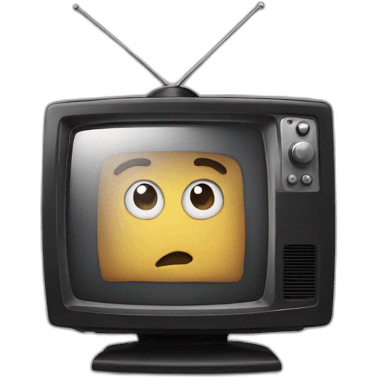 À tv head  emoji