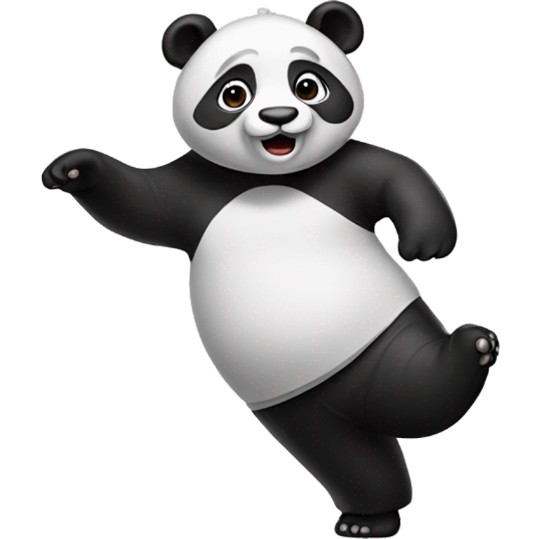 Dancing panda emoji