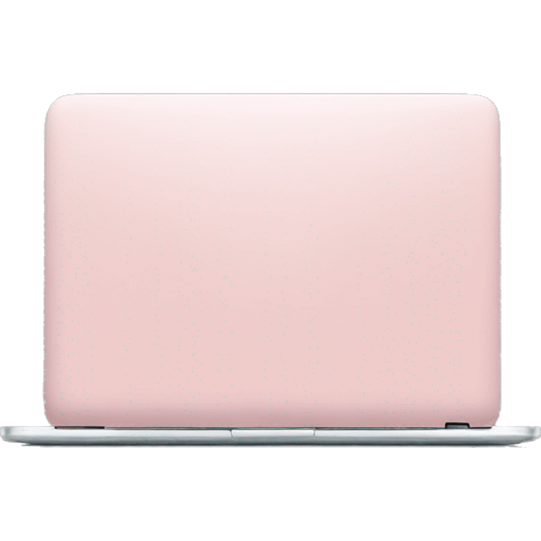 Light pink laptop emoji