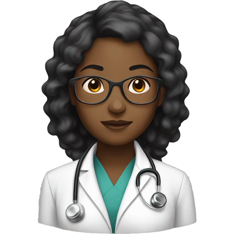 black young women doctor emoji