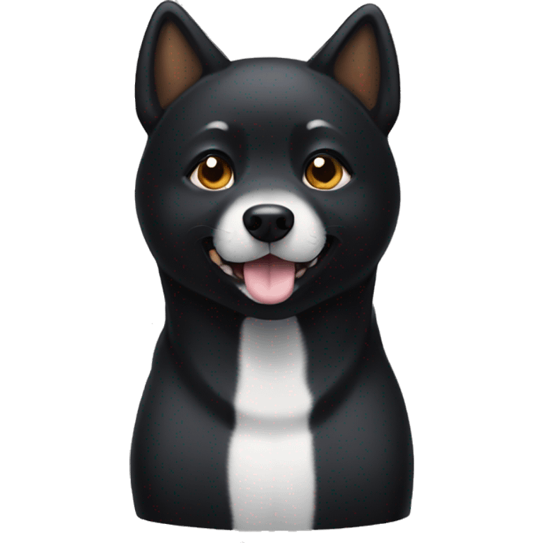 Black Shiba Inu  emoji