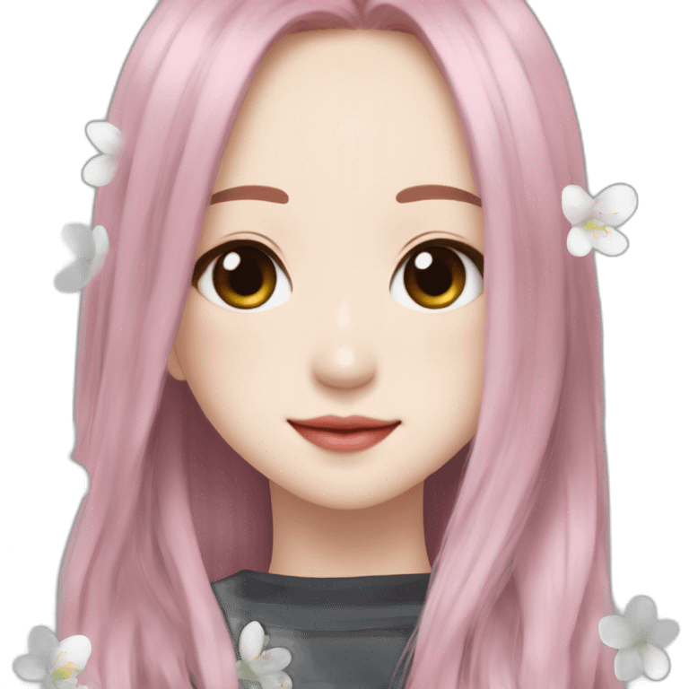 Blackpink Jisoo in snowdrop l’étala emoji