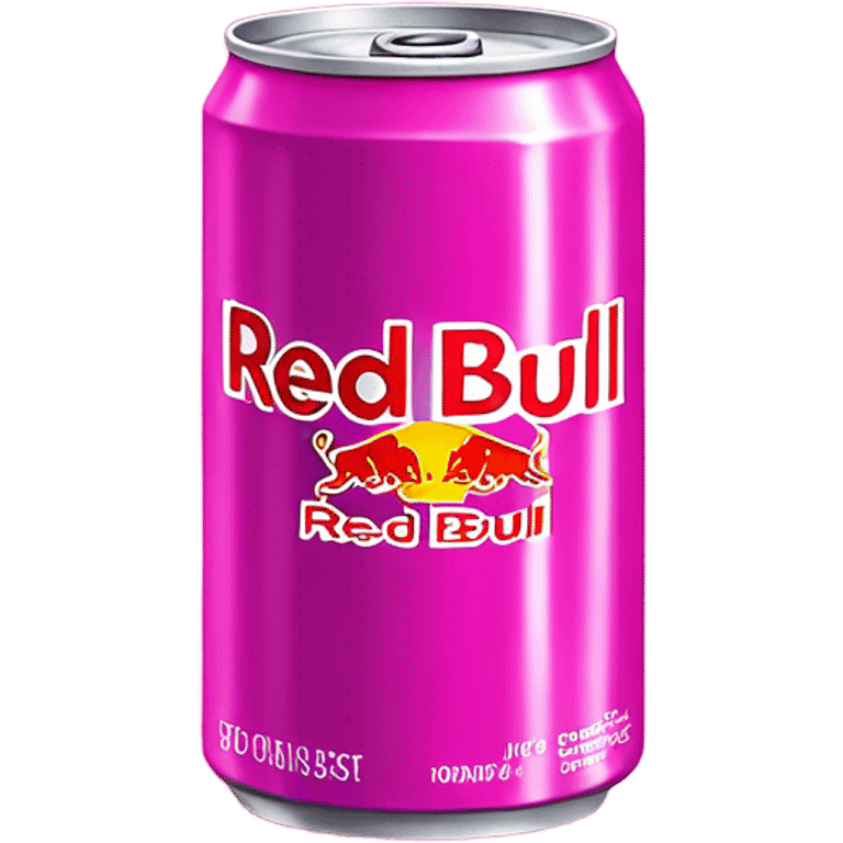 Pink Red Bull  emoji