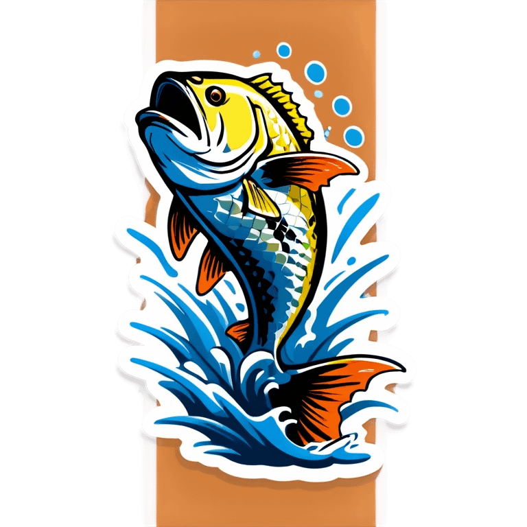 barramundi jumping emoji