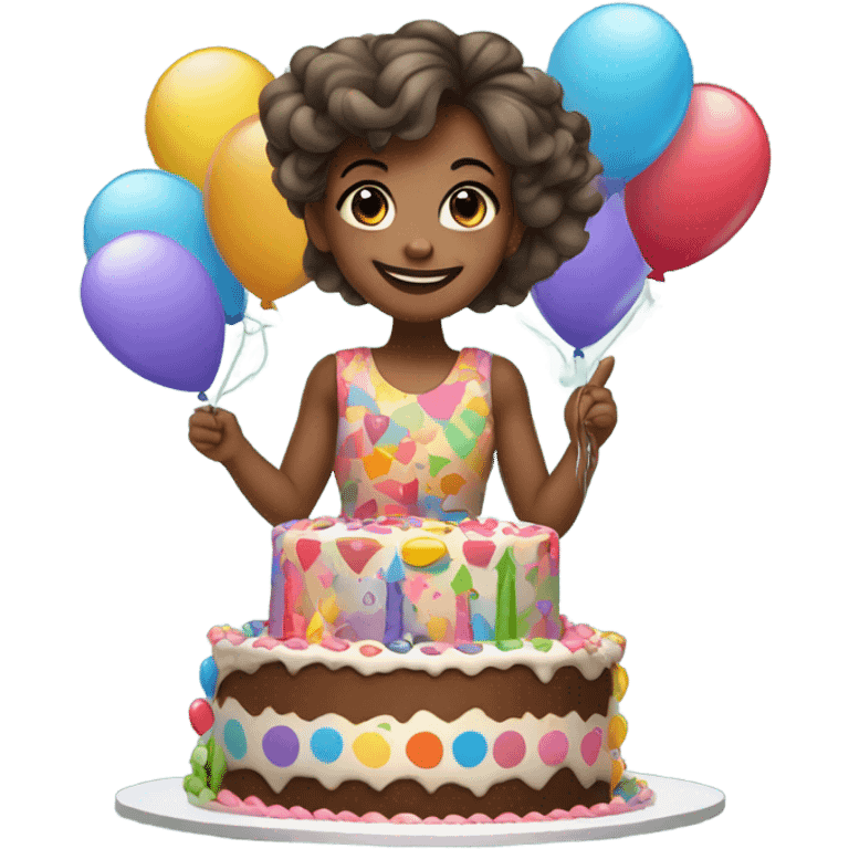 Birthday girl emoji