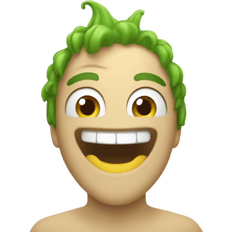 happy basilic emoji