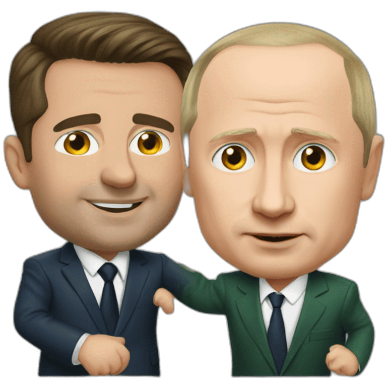 Zelensky hits Putin emoji