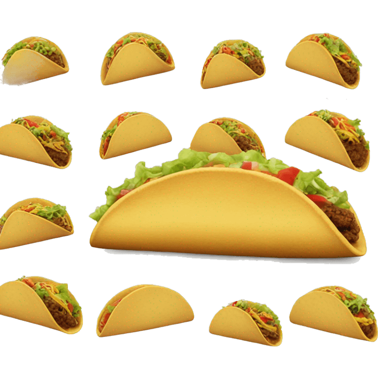 Tacobell taco emoji