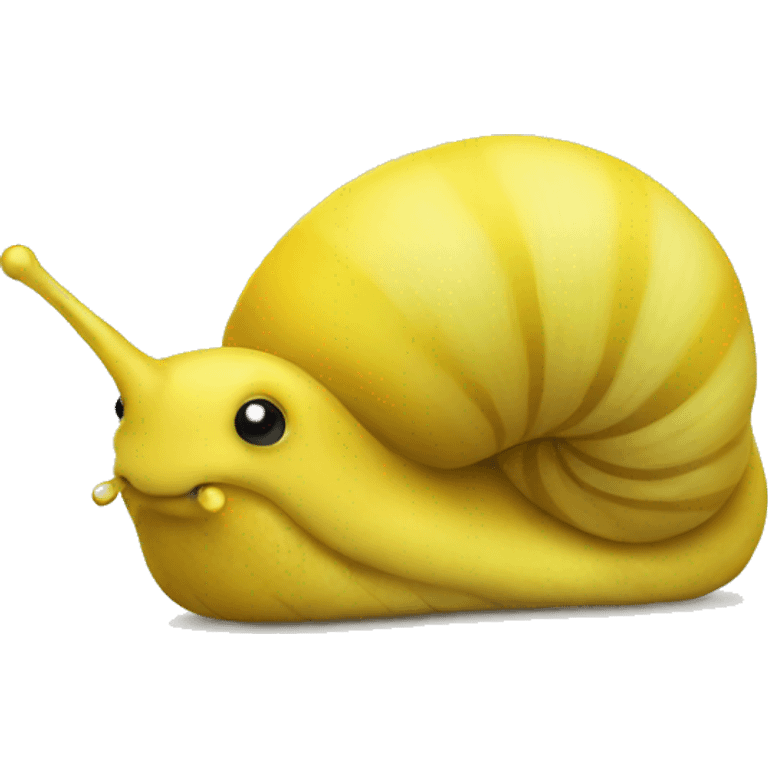 Yellow slug emoji