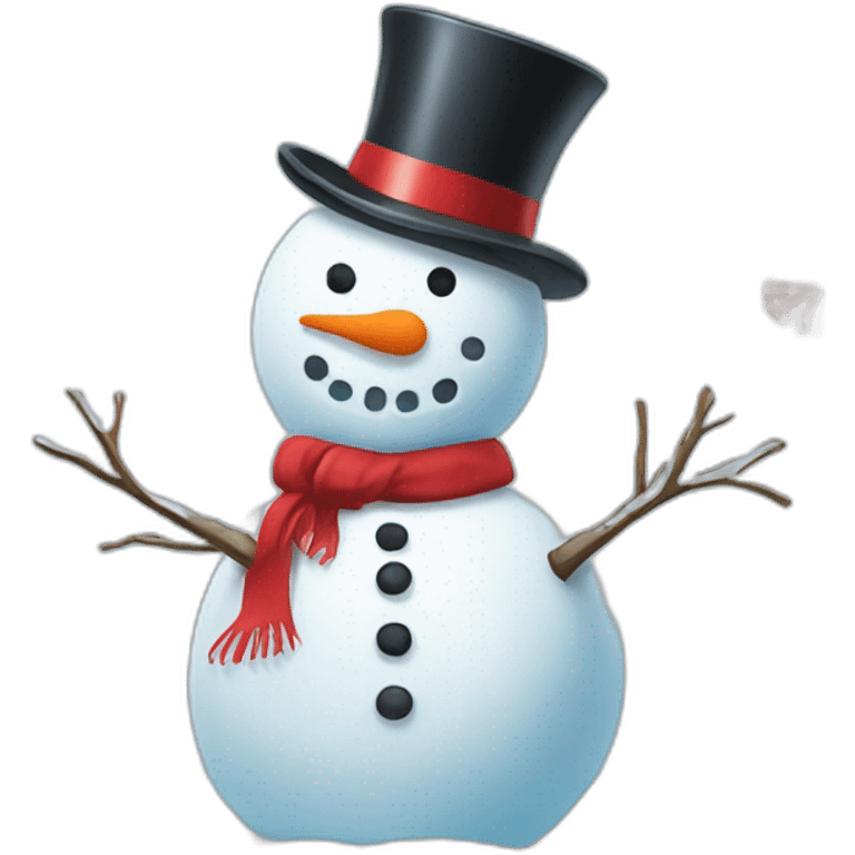 snowman and broken toy emoji