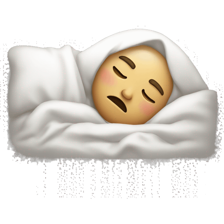 a sleeping face with an open mouth emoji