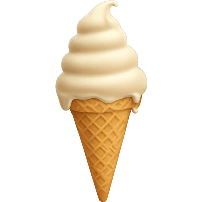 Beige ice cream  emoji