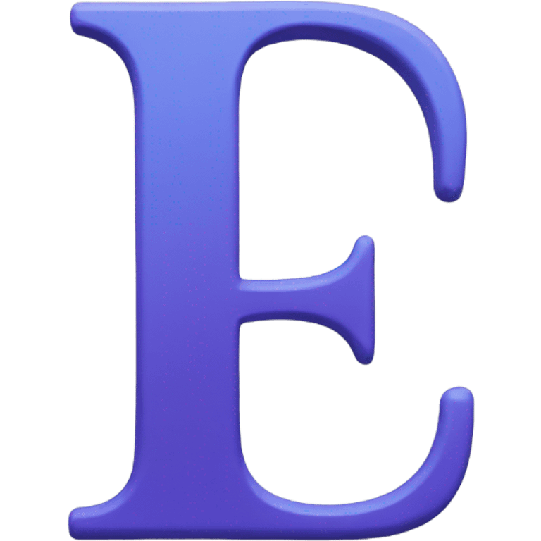 Letter E emoji