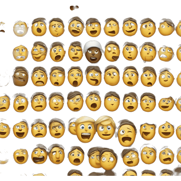 mad and happy face at same time emoji