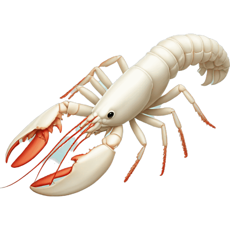 White lobster  emoji