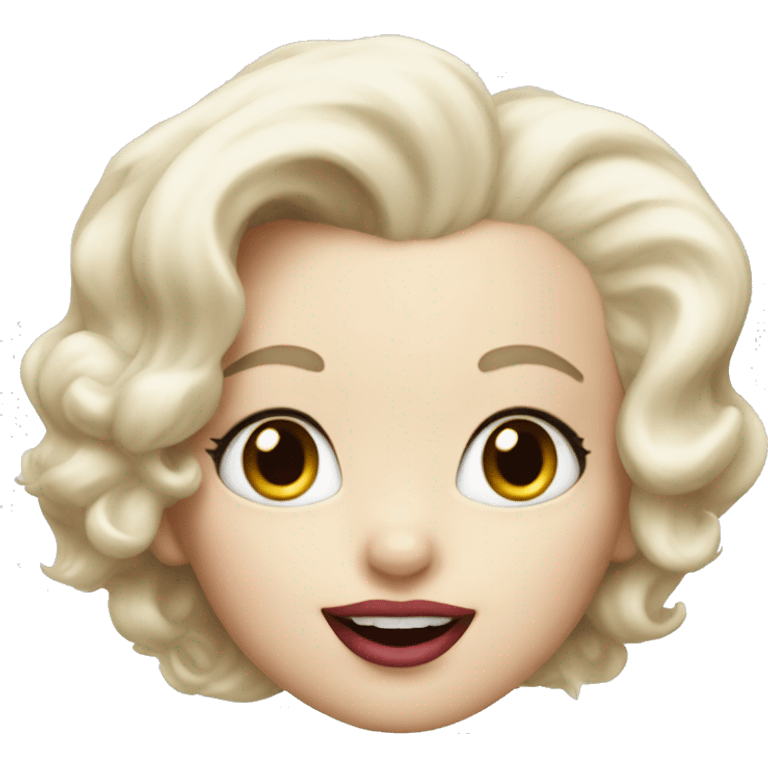 a bunny that looks like marilyn monroe emoji