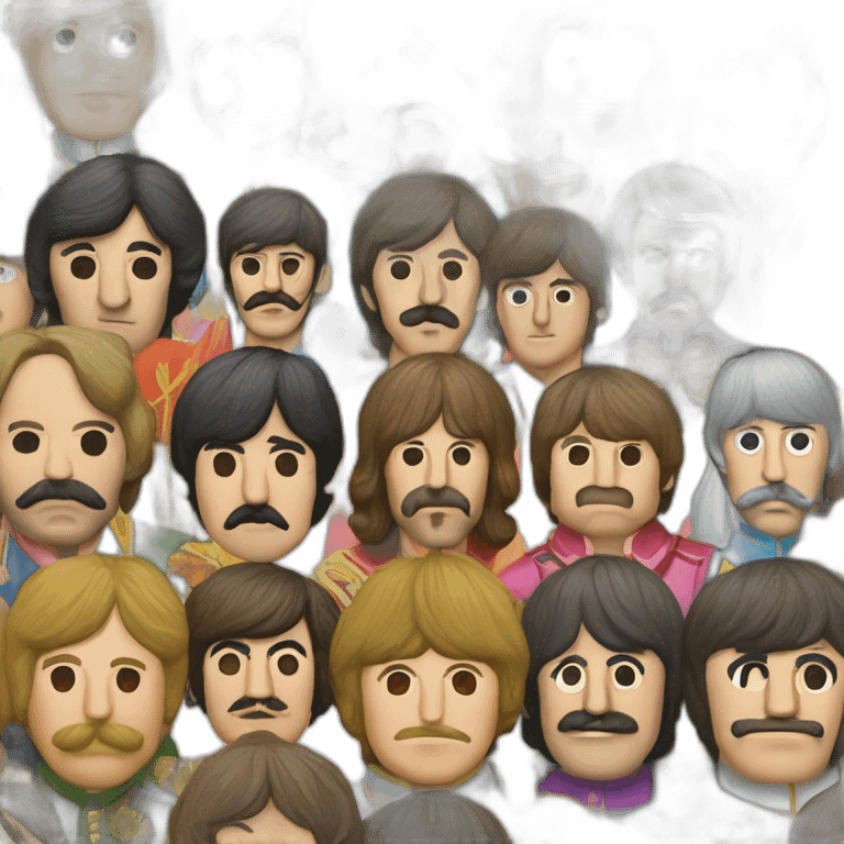 The Beatles Sgt.Pepper's Lonely Hearts Club Band emoji