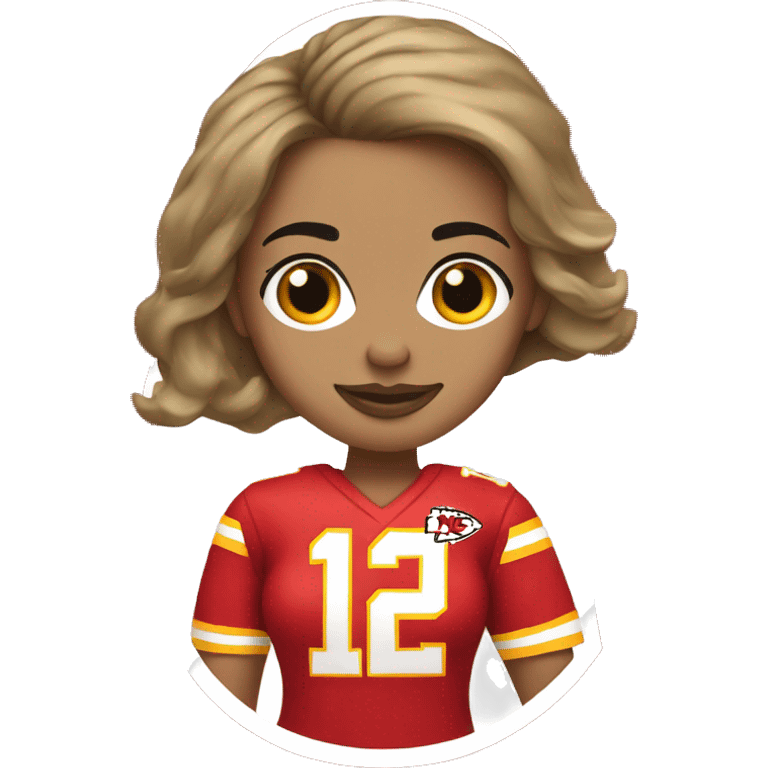 Kansas City Chiefs woman emoji