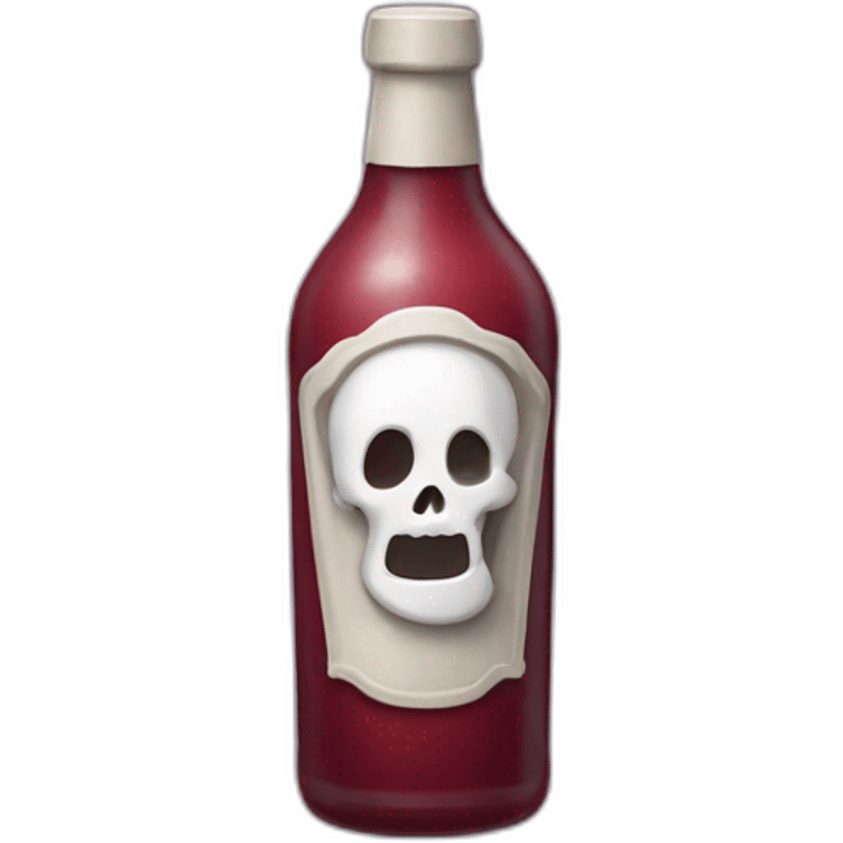 bottle of deadman’s fingers emoji