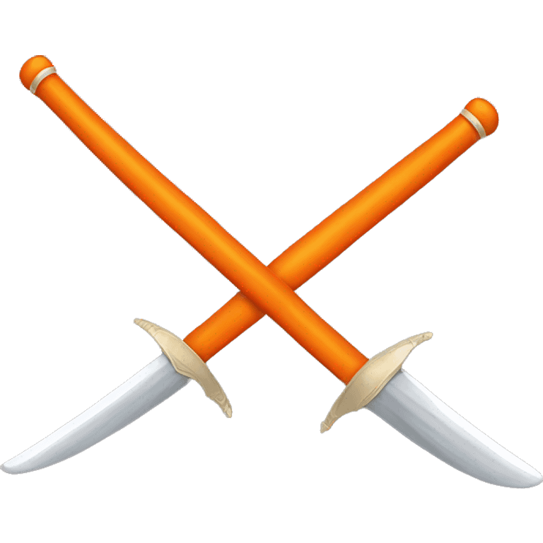 une epee orange emoji