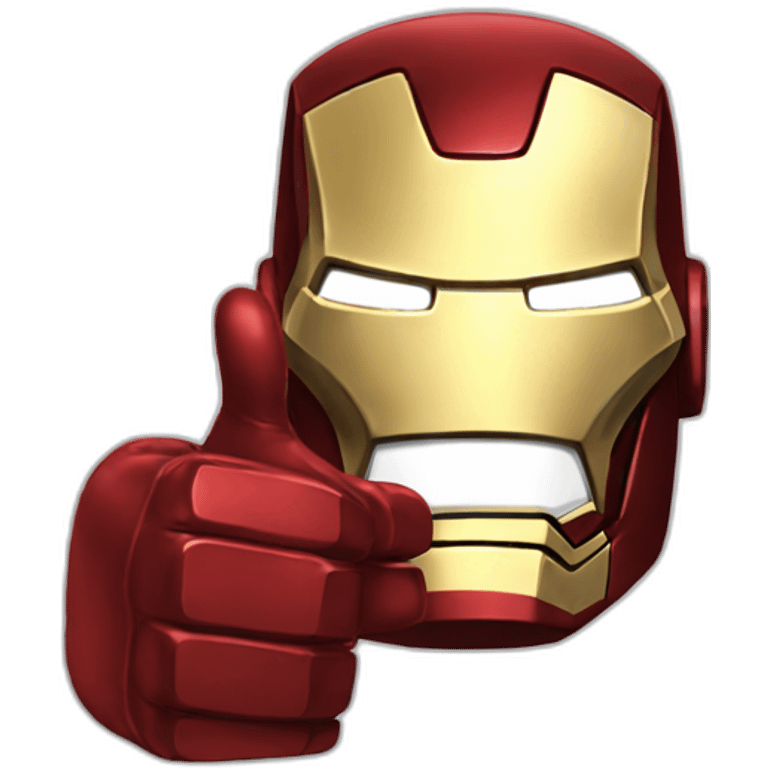 Ironman thumbs up emoji