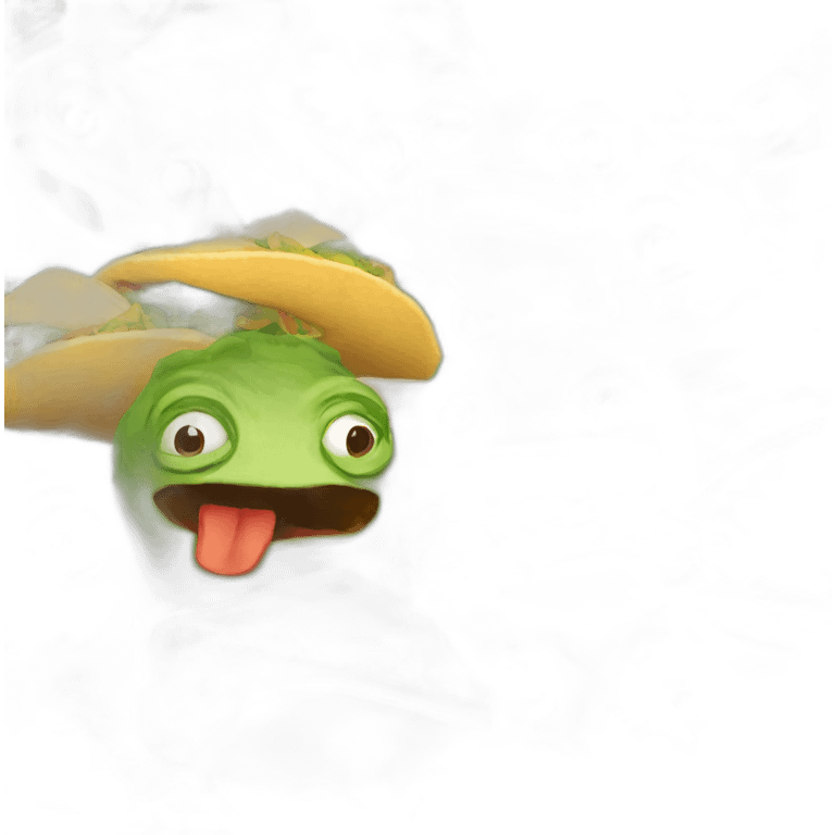 pepe eating tacos emoji