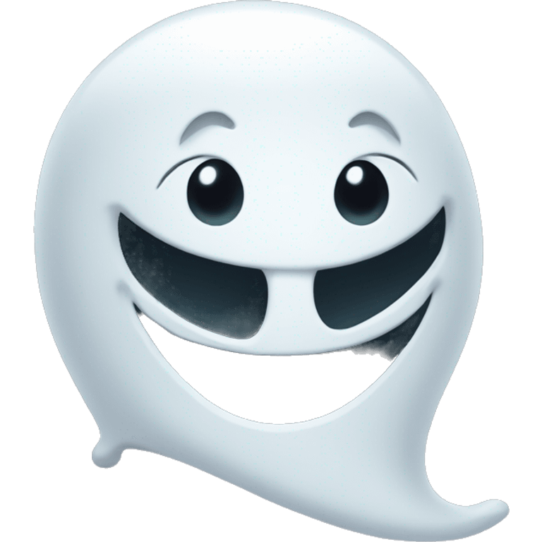 smiling ghost  emoji