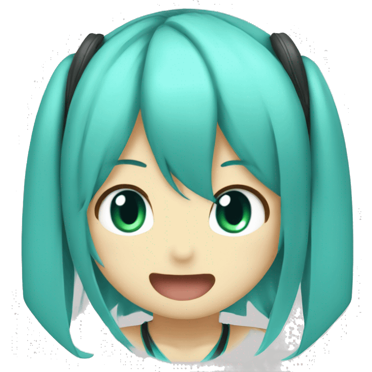 Hatsune Miku burp emoji