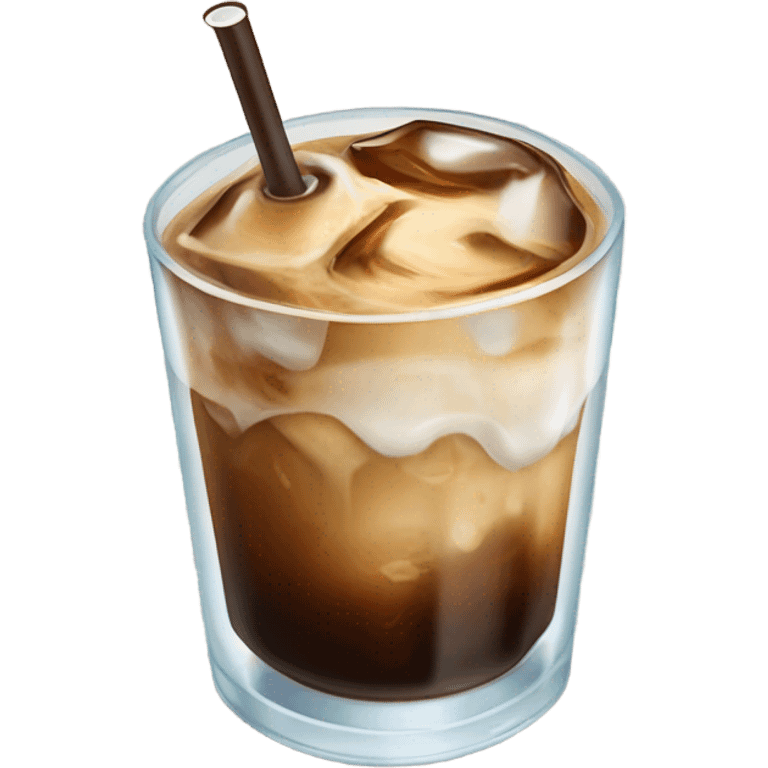 Iced coffee emoji