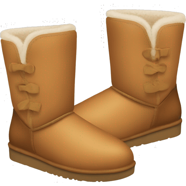 caramel ugg boots emoji