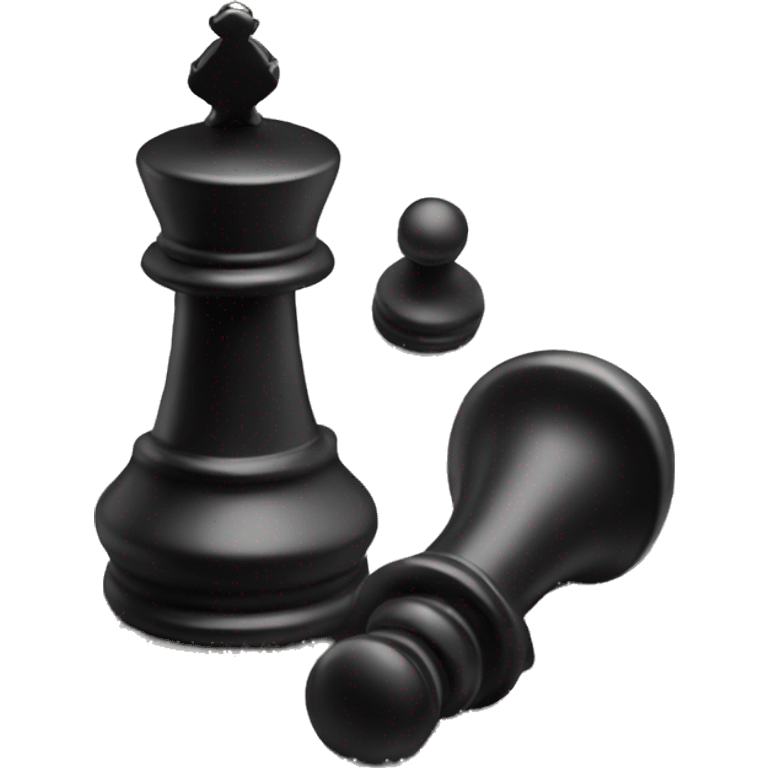 Black chess pawn single emoji