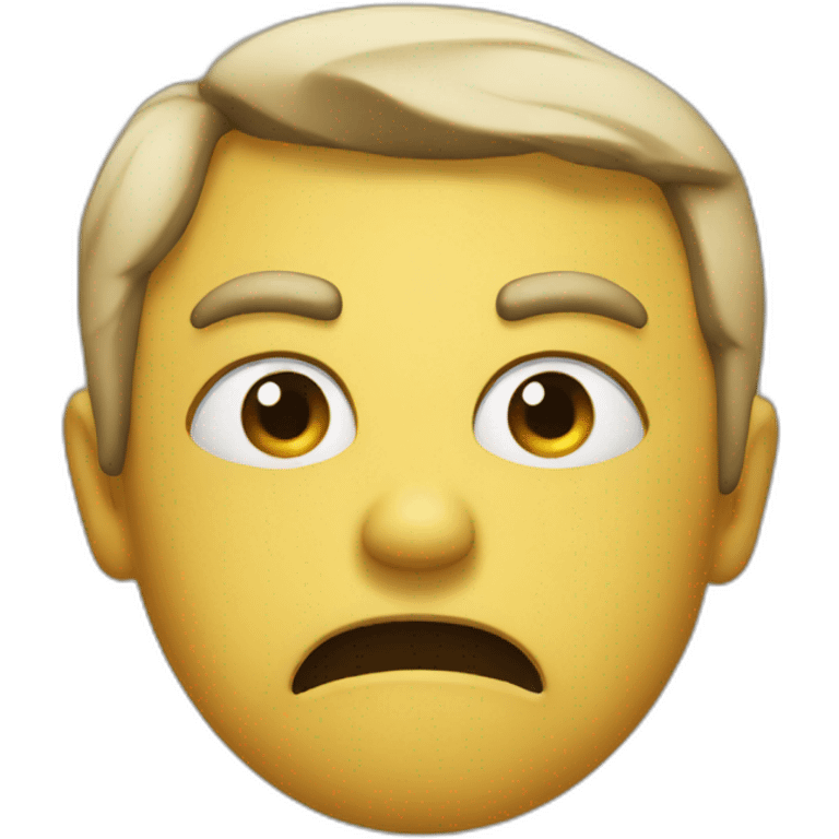 Pissed off emoji