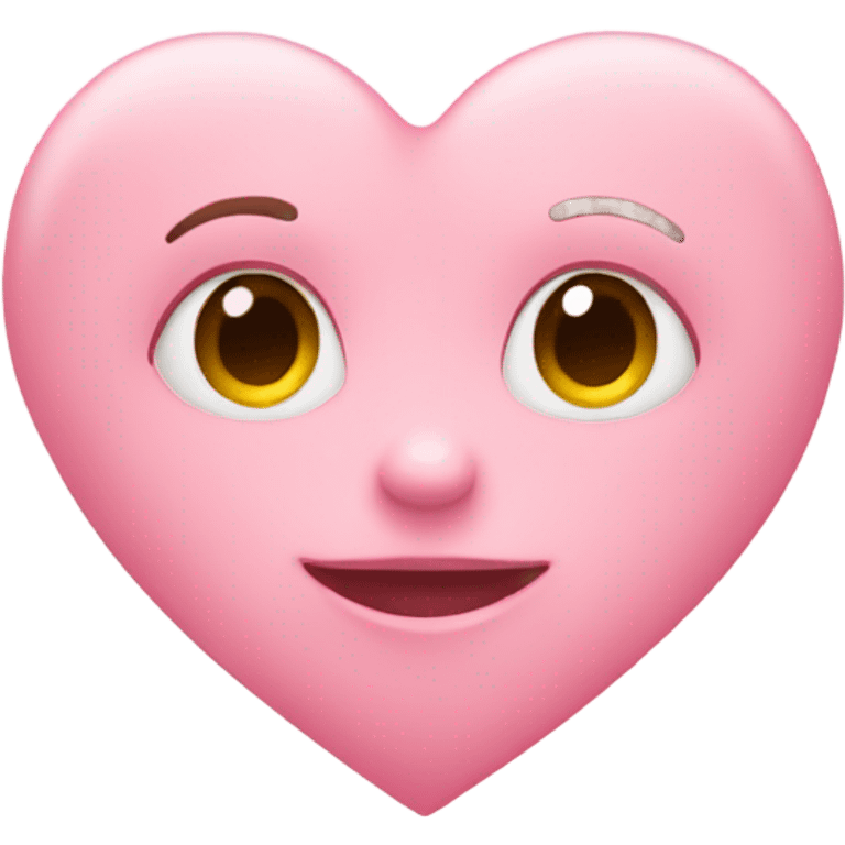 Baby pink heart emoji