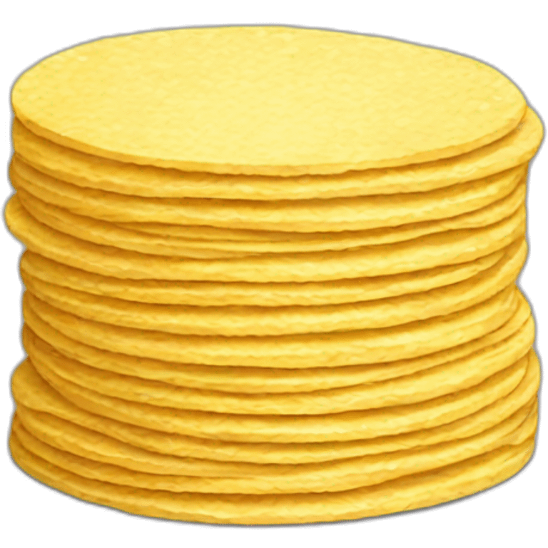 Small Stack of corn tortillas emoji