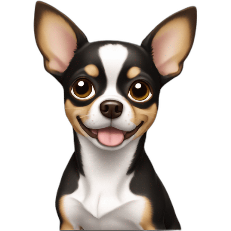 Chihuahua-black-brown emoji