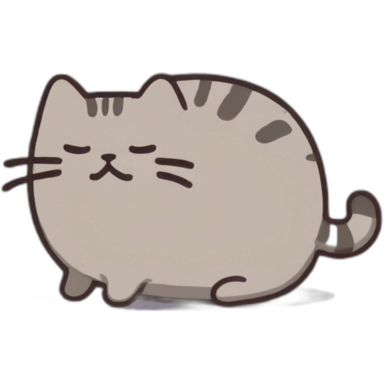 Pusheen sad emoji