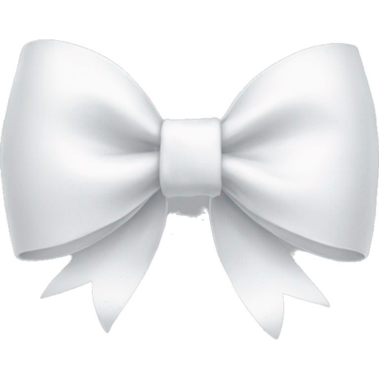 white bow emoji