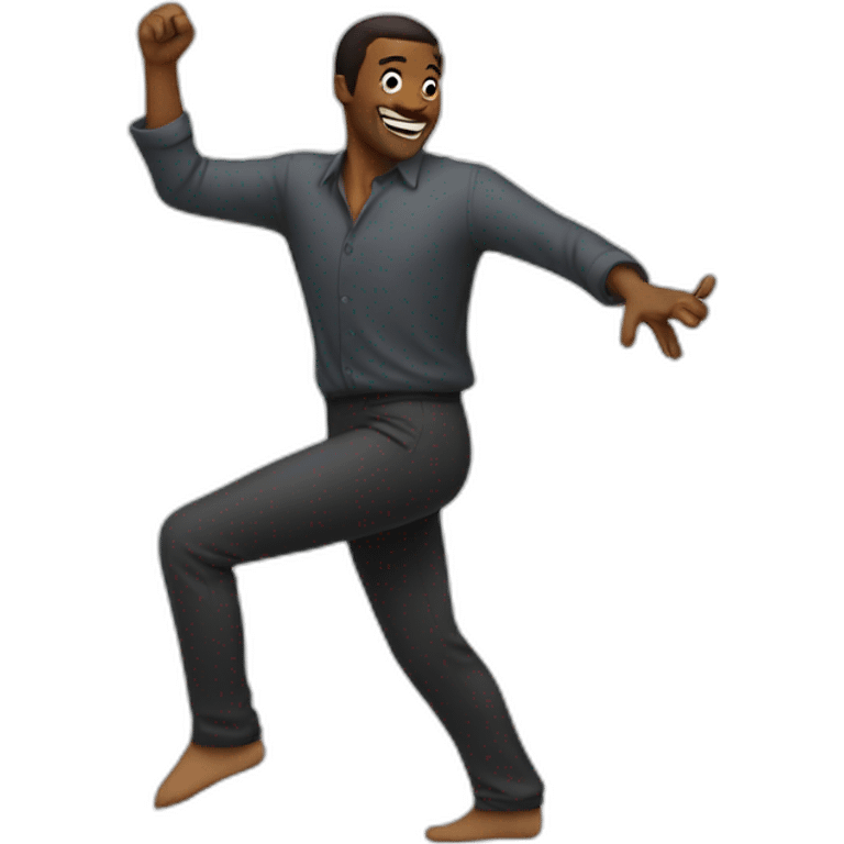 Dancing man emoji