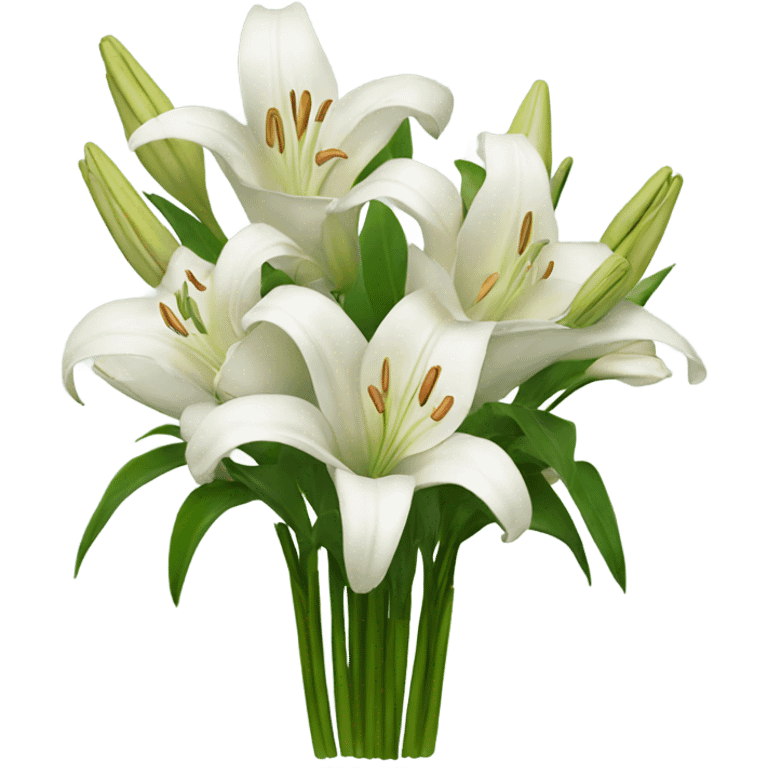 Bouquet of lillies  emoji