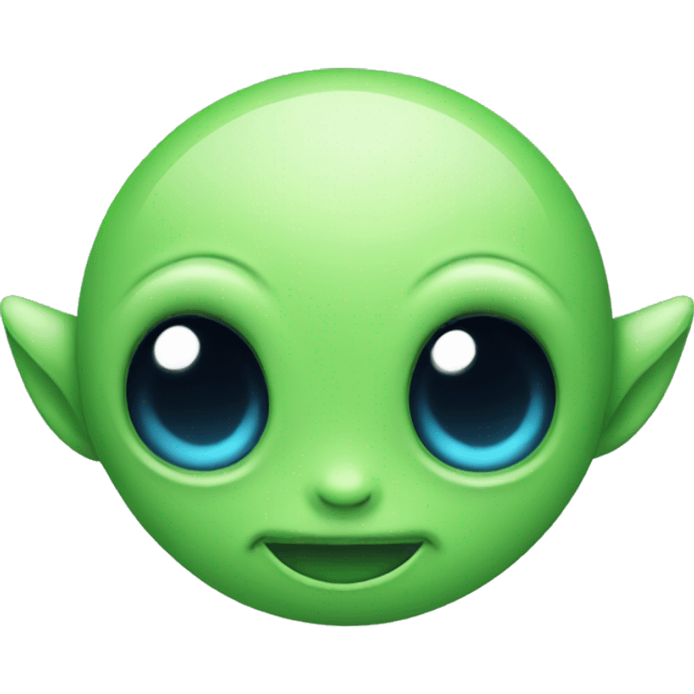 cute alien emoji