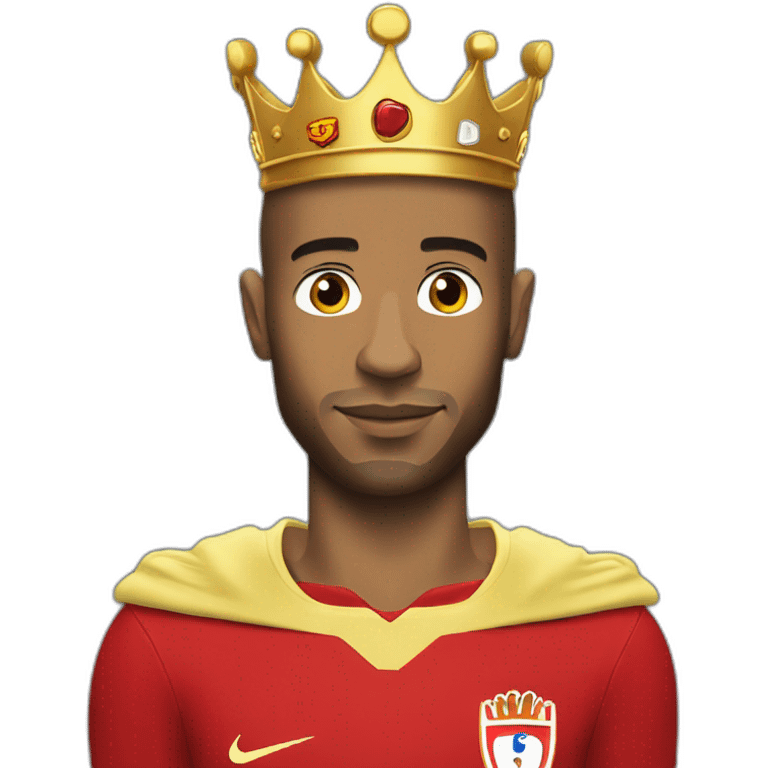 Thierry Henry with a crown emoji